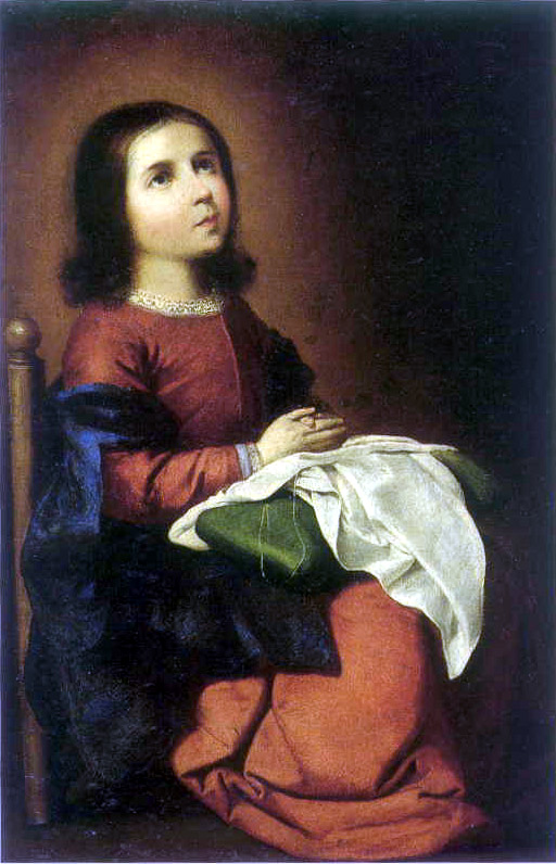 Zurbaran Virgen Nina